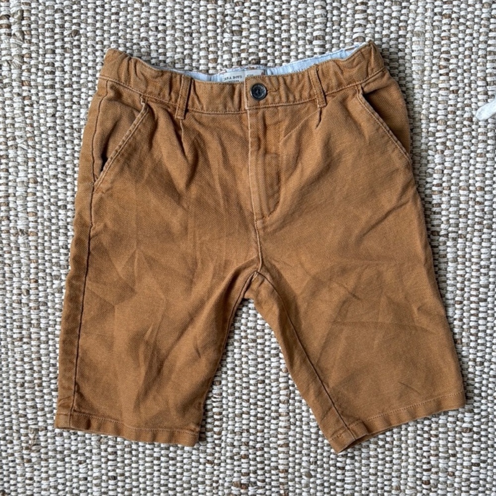 Zara Brown/Tan Chino Shorts